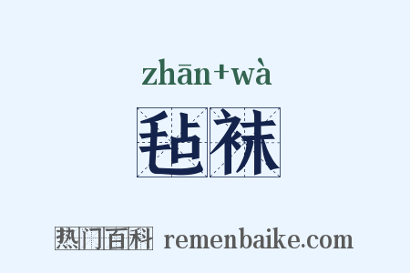 毡袜是什么意思的图片